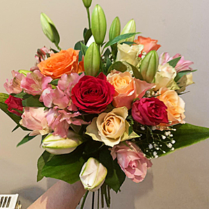 Country Cottage Hand Tied Bouquet