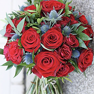 Superior 2 Dozen Roses Hand Tied