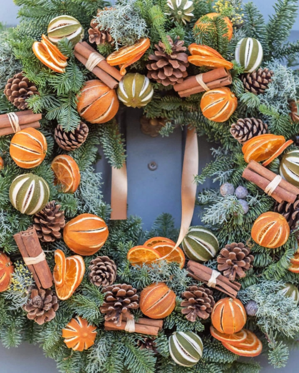 Clementine Christmas Wreath
