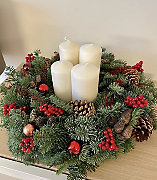 The Noel Candle Arrangement