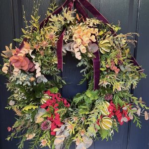 Silent Night Christmas Wreath